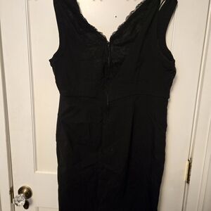 Torrid Black Lace V-Neck Chemise